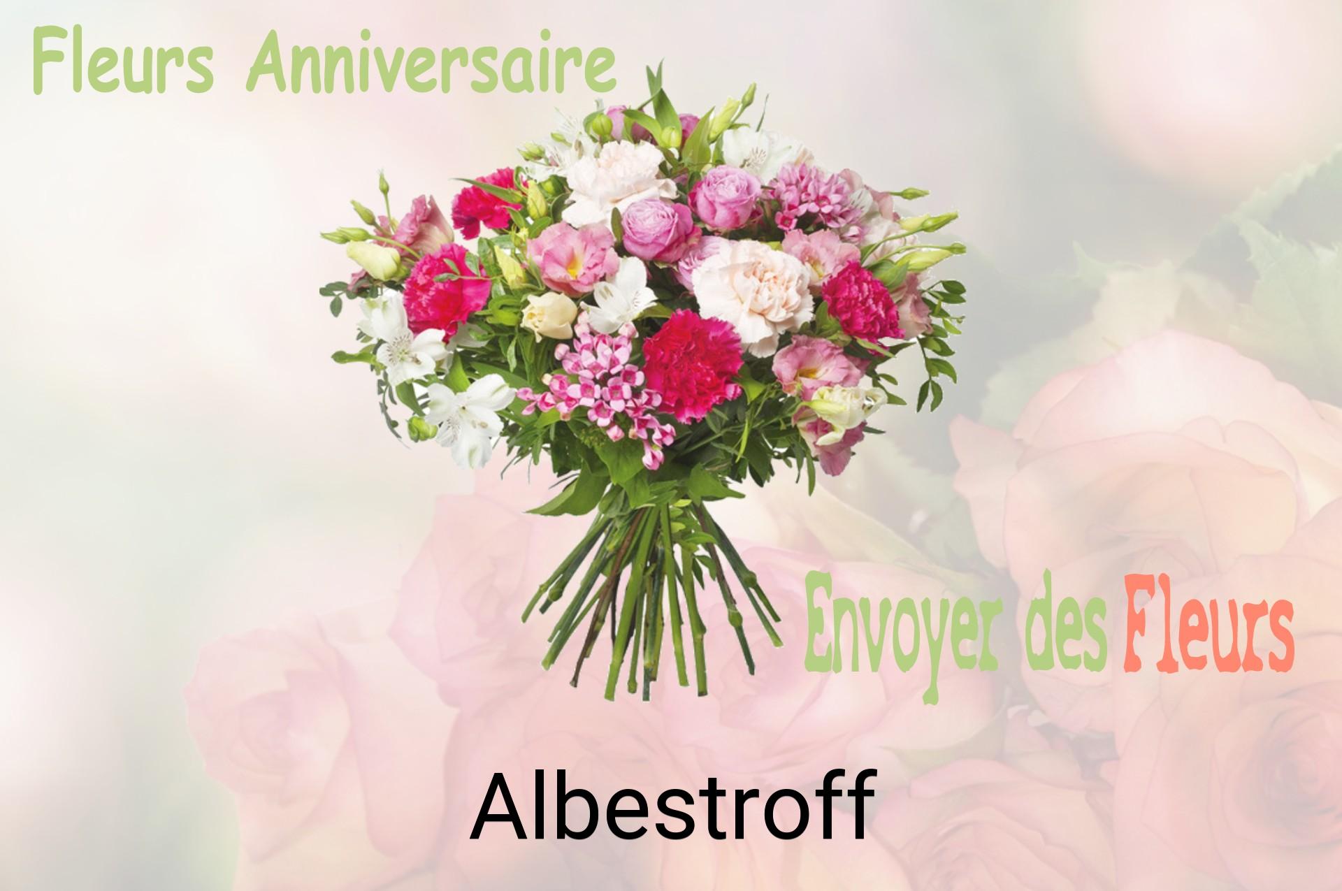 Bouquet de fleurs d’anniversaire livré à Albestroff